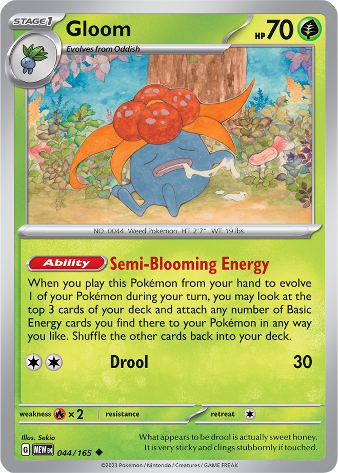 Gloom (044/165) [Scarlet & Violet 151] | Card Merchant Takapuna