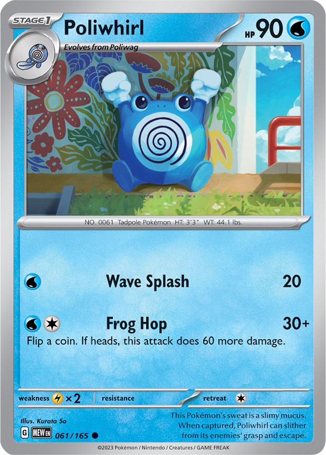 Poliwhirl (061/165) [Scarlet & Violet 151] | Card Merchant Takapuna