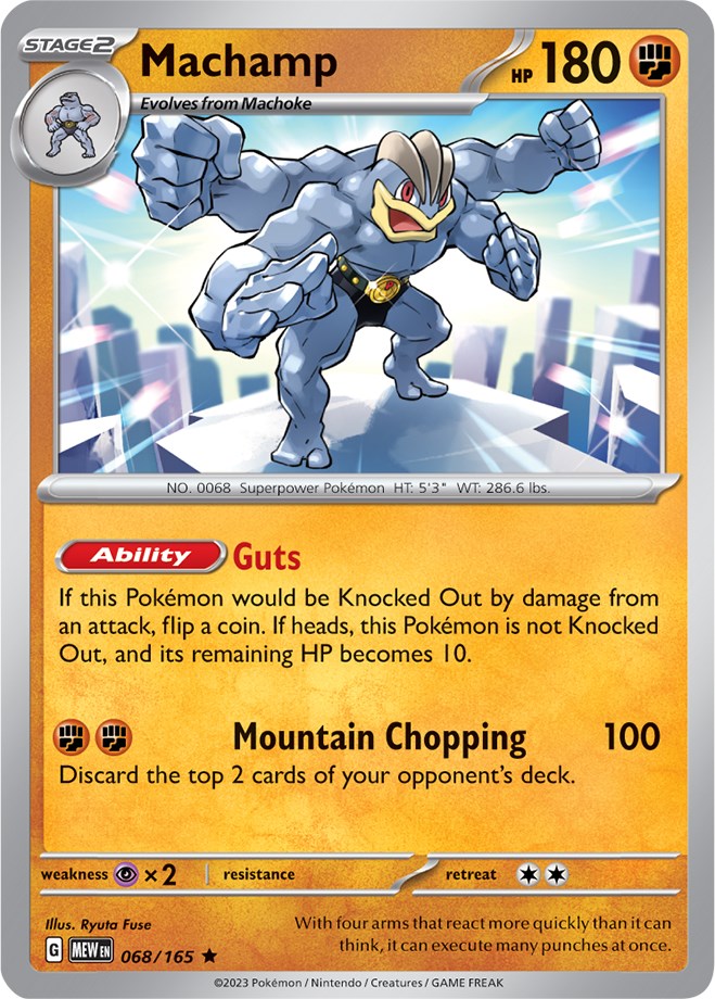 Machamp (068/165) [Scarlet & Violet 151] | Card Merchant Takapuna