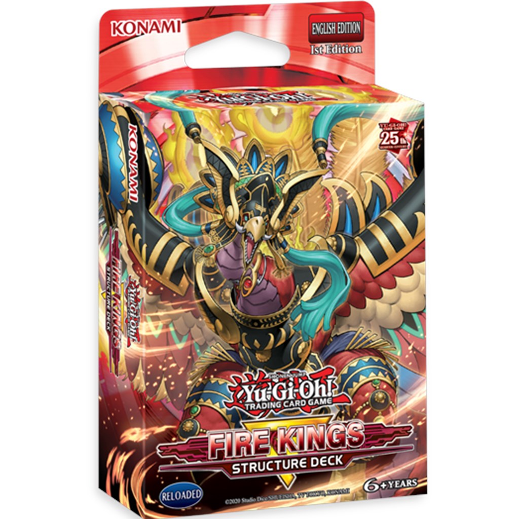 YGO Structure Deck - Fire Kings (1st edition) x 3 | Card Merchant Takapuna