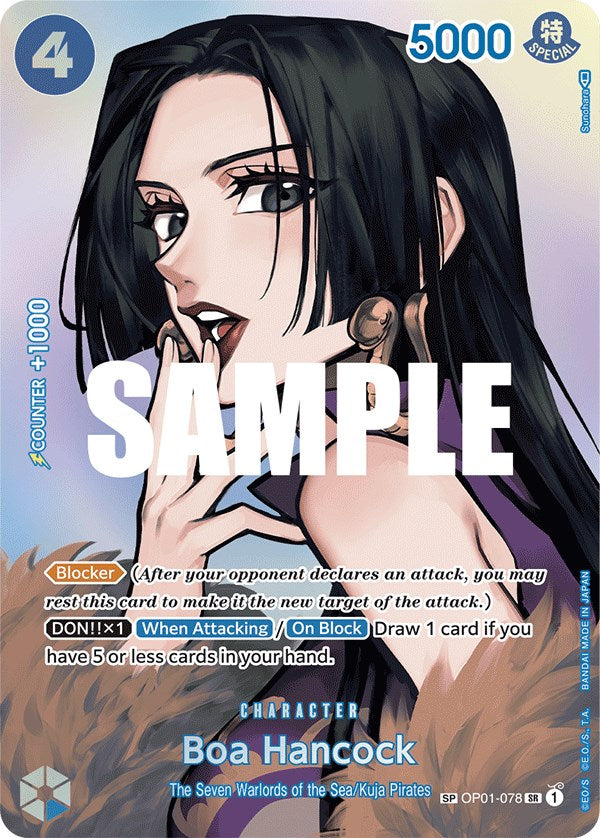 Boa Hancock (SP) [Kingdoms of Intrigue] | Card Merchant Takapuna