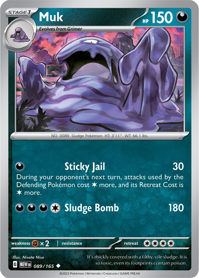 Muk (089/165) [Scarlet & Violet 151] | Card Merchant Takapuna