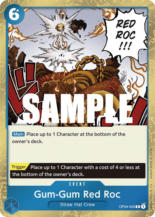 Gum-Gum Red Roc [Kingdoms of Intrigue] | Card Merchant Takapuna