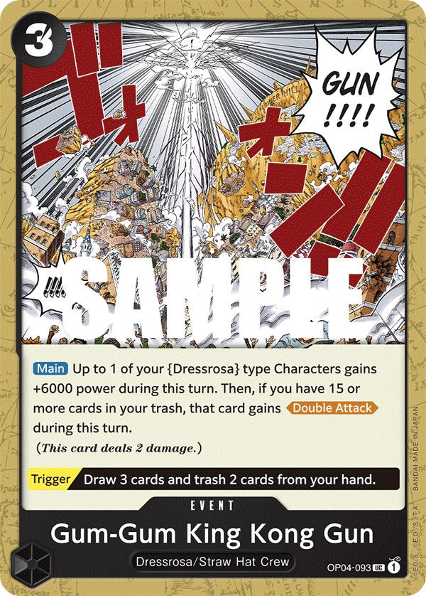 Gum-Gum King Kong Gun [Kingdoms of Intrigue] | Card Merchant Takapuna