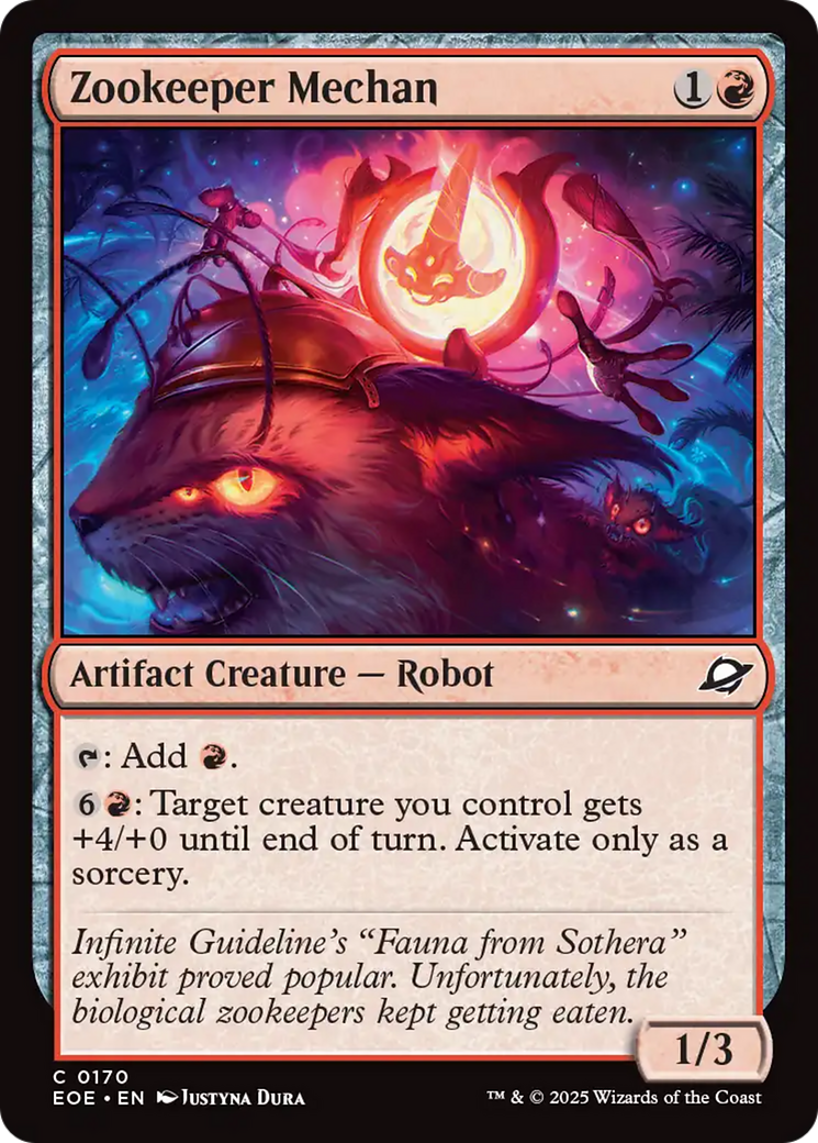 Zookeeper Mechan [Edge of Eternities] | Card Merchant Takapuna