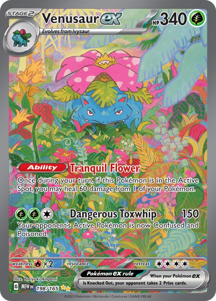 Venusaur ex (198/165) [Scarlet & Violet 151] | Card Merchant Takapuna