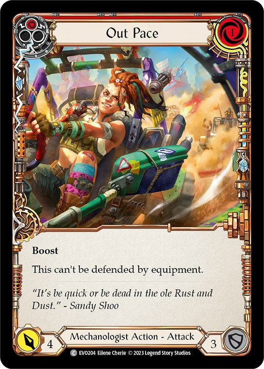 Out Pace (Red) [EVO204] (Bright Lights) | Card Merchant Takapuna