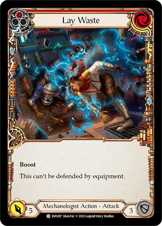 Lay Waste (Red) [EVO207] (Bright Lights) | Card Merchant Takapuna