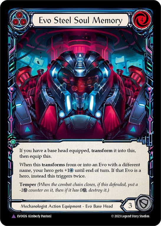 Evo Steel Soul Memory (Marvel) [EVO026] (Bright Lights)  Cold Foil | Card Merchant Takapuna