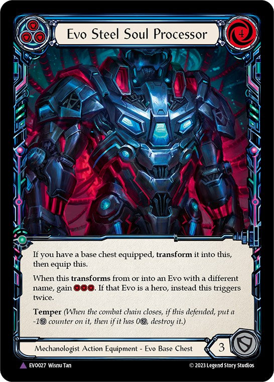 Evo Steel Soul Processor (Marvel) [EVO027] (Bright Lights)  Cold Foil | Card Merchant Takapuna