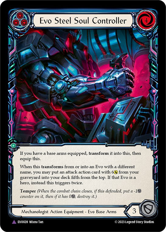 Evo Steel Soul Controller (Marvel) [EVO028] (Bright Lights)  Cold Foil | Card Merchant Takapuna