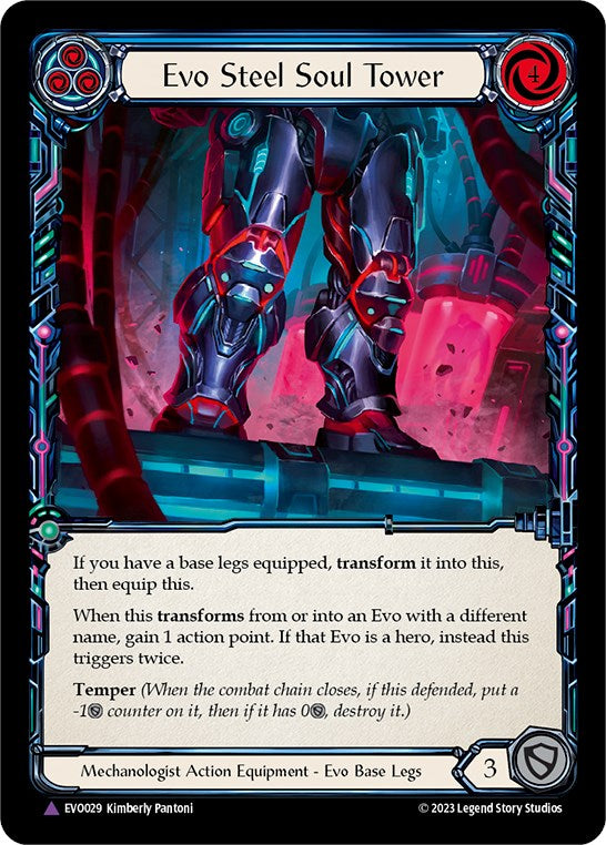 Evo Steel Soul Tower (Marvel) [EVO029] (Bright Lights)  Cold Foil | Card Merchant Takapuna