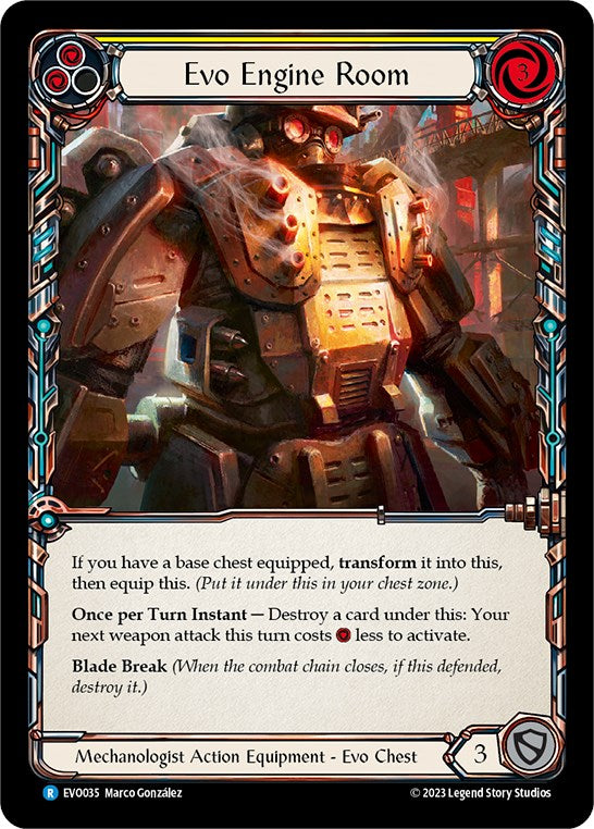 Evo Engine Room [EVO035] (Bright Lights)  Cold Foil | Card Merchant Takapuna
