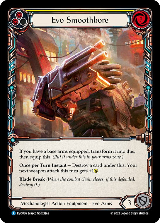 Evo Smoothbore [EVO036] (Bright Lights)  Cold Foil | Card Merchant Takapuna