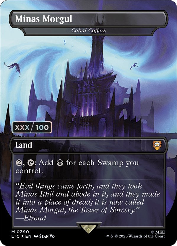 Minas Morgul - Cabal Coffers (Serialized) [The Lord of the Rings: Tales of Middle-Earth Commander] | Card Merchant Takapuna
