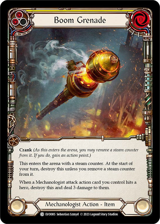 Boom Grenade (Yellow) [EVO085] (Bright Lights) | Card Merchant Takapuna