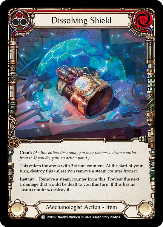 Dissolving Shield (Red) [EVO087] (Bright Lights) | Card Merchant Takapuna