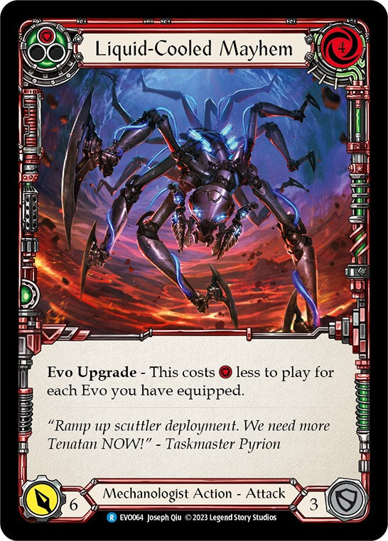 Liquid-Cooled Mayhem (Red) [EVO064] (Bright Lights) | Card Merchant Takapuna