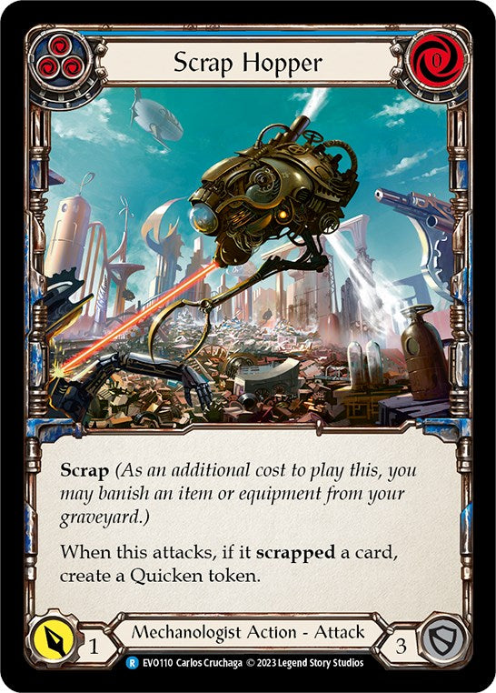 Scrap Hopper (Blue) [EVO110] (Bright Lights) | Card Merchant Takapuna