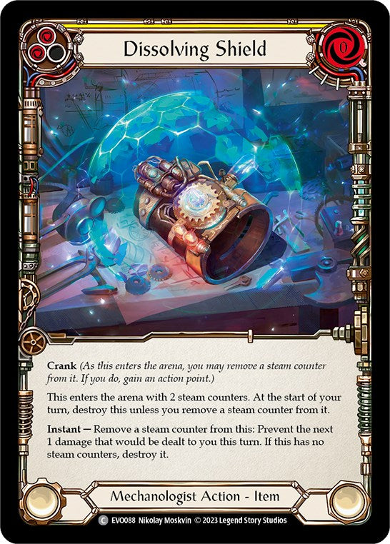 Dissolving Shield (Yellow) [EVO088] (Bright Lights) | Card Merchant Takapuna