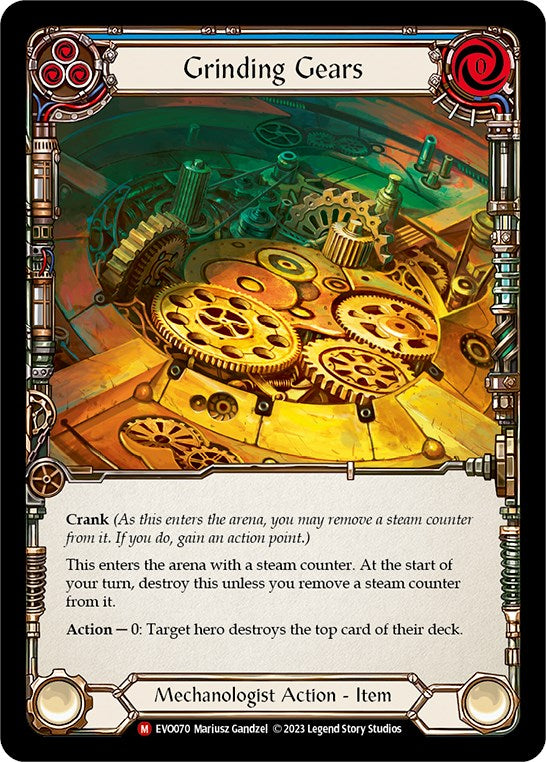 Grinding Gears [EVO070] (Bright Lights) | Card Merchant Takapuna