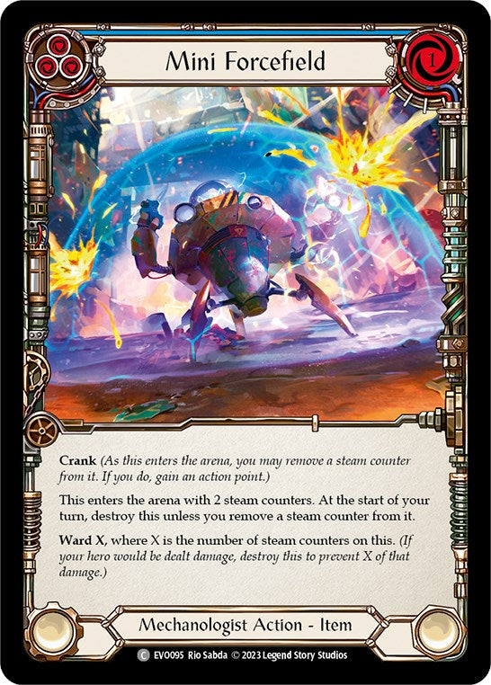 Mini Forcefield (Blue) [EVO095] (Bright Lights) | Card Merchant Takapuna