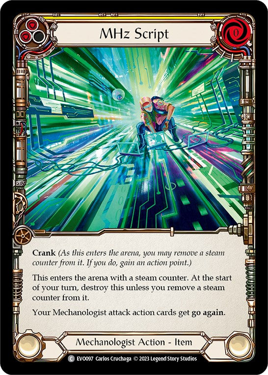 MHz Script [EVO097] (Bright Lights) | Card Merchant Takapuna