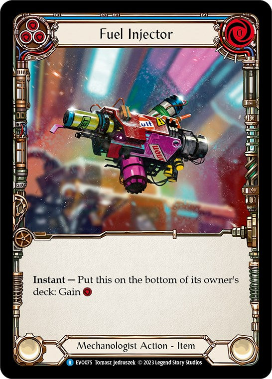 Fuel Injector [EVO075] (Bright Lights)  Rainbow Foil | Card Merchant Takapuna