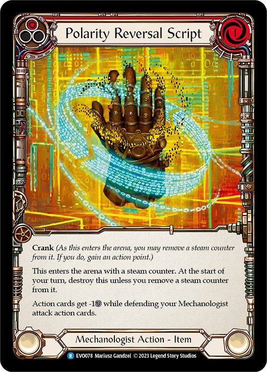 Polarity Reversal Script [EVO078] (Bright Lights) | Card Merchant Takapuna