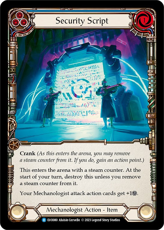 Security Script [EVO080] (Bright Lights) | Card Merchant Takapuna