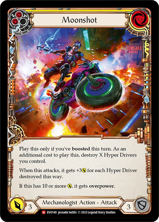 Moonshot [EVO140] (Bright Lights)  Rainbow Foil | Card Merchant Takapuna