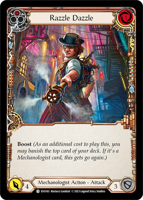 Razzle Dazzle (Red) [EVO165] (Bright Lights) | Card Merchant Takapuna