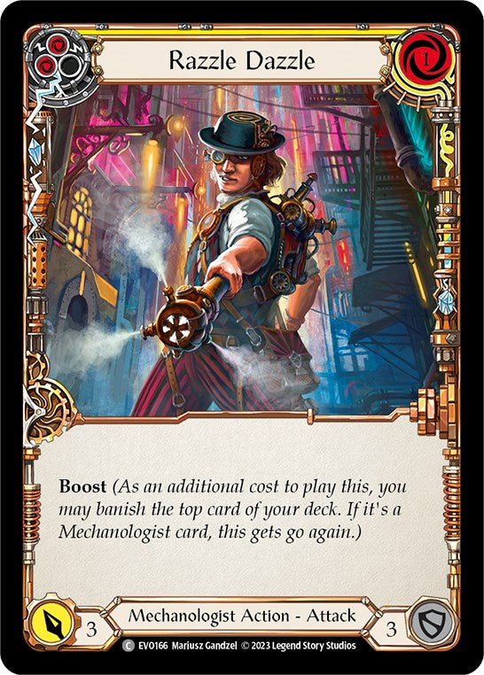 Razzle Dazzle (Yellow) [EVO166] (Bright Lights) | Card Merchant Takapuna