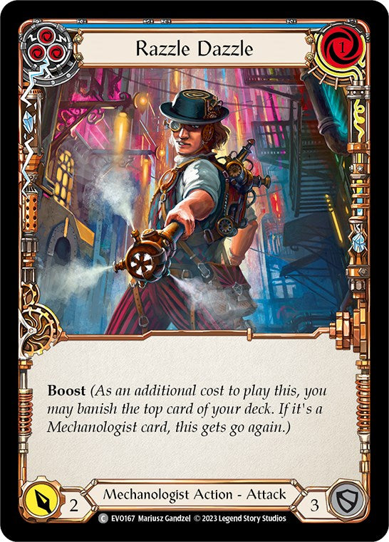 Razzle Dazzle (Blue) [EVO167] (Bright Lights) | Card Merchant Takapuna
