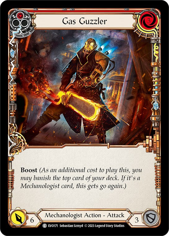 Gas Guzzler (Red) [EVO171] (Bright Lights) | Card Merchant Takapuna