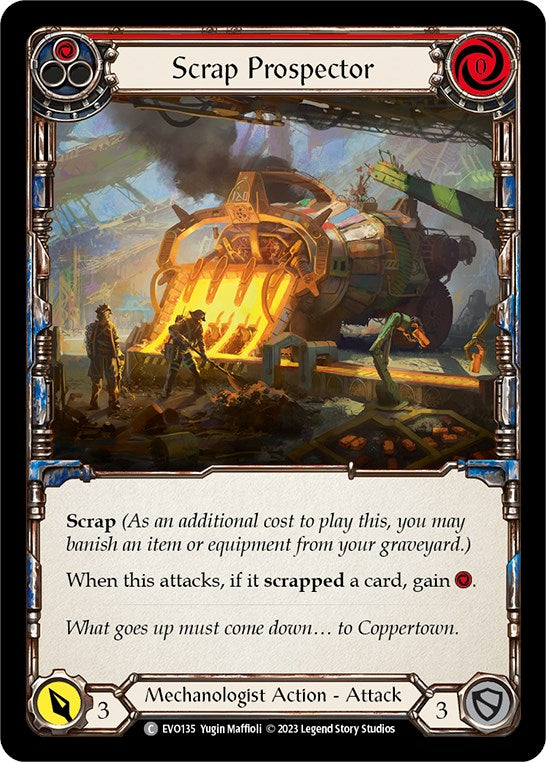 Scrap Prospector (Red) [EVO135] (Bright Lights) | Card Merchant Takapuna