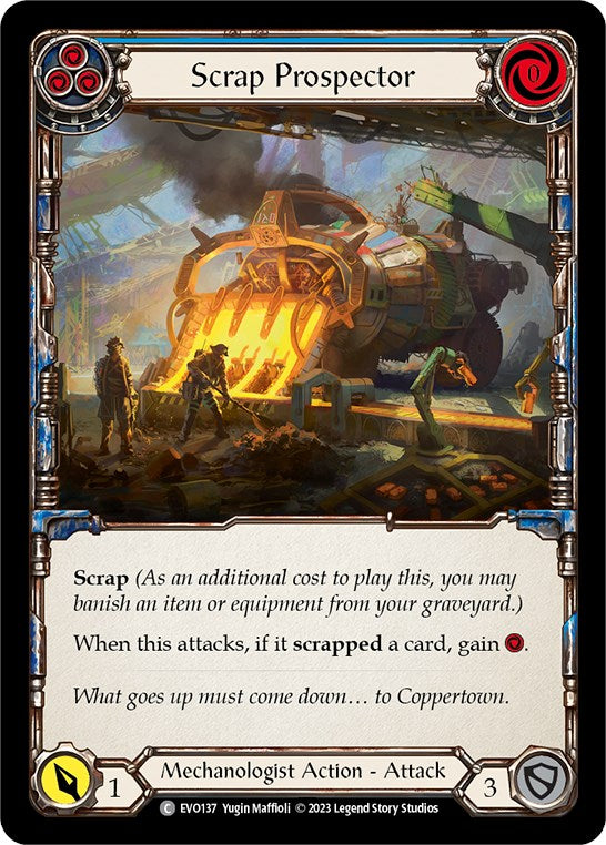 Scrap Prospector (Blue) [EVO137] (Bright Lights) | Card Merchant Takapuna