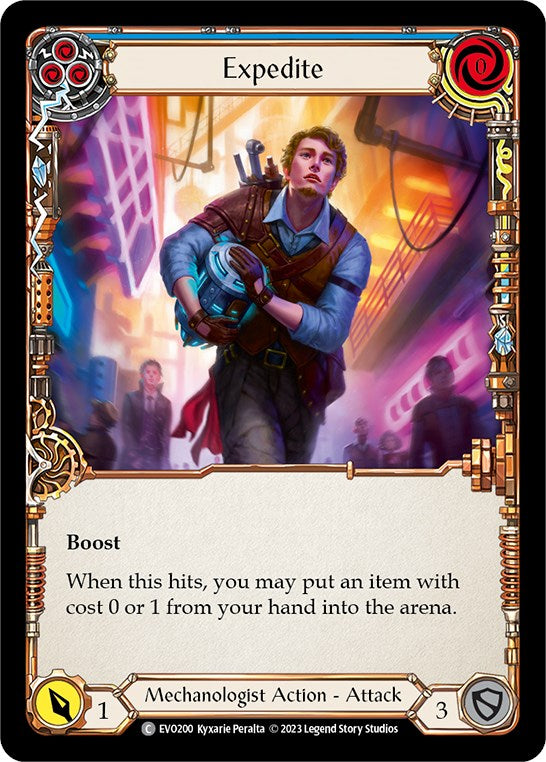 Expedite (Blue) [EVO200] (Bright Lights) | Card Merchant Takapuna
