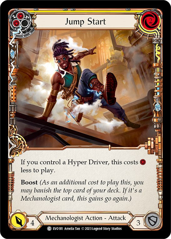 Jump Start (Yellow) [EVO181] (Bright Lights) | Card Merchant Takapuna