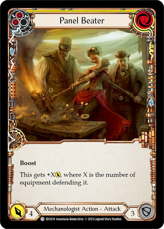 Panel Beater (Yellow) [EVO214] (Bright Lights)  Rainbow Foil | Card Merchant Takapuna