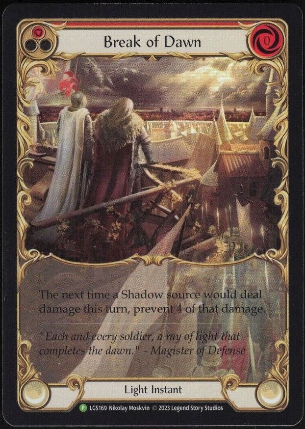 Break of Dawn (Red) [LGS169] (Promo)  Rainbow Foil | Card Merchant Takapuna