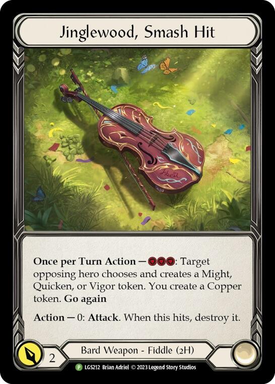 Jinglewood, Smash Hit [LGS212] (Promo)  Rainbow Foil | Card Merchant Takapuna