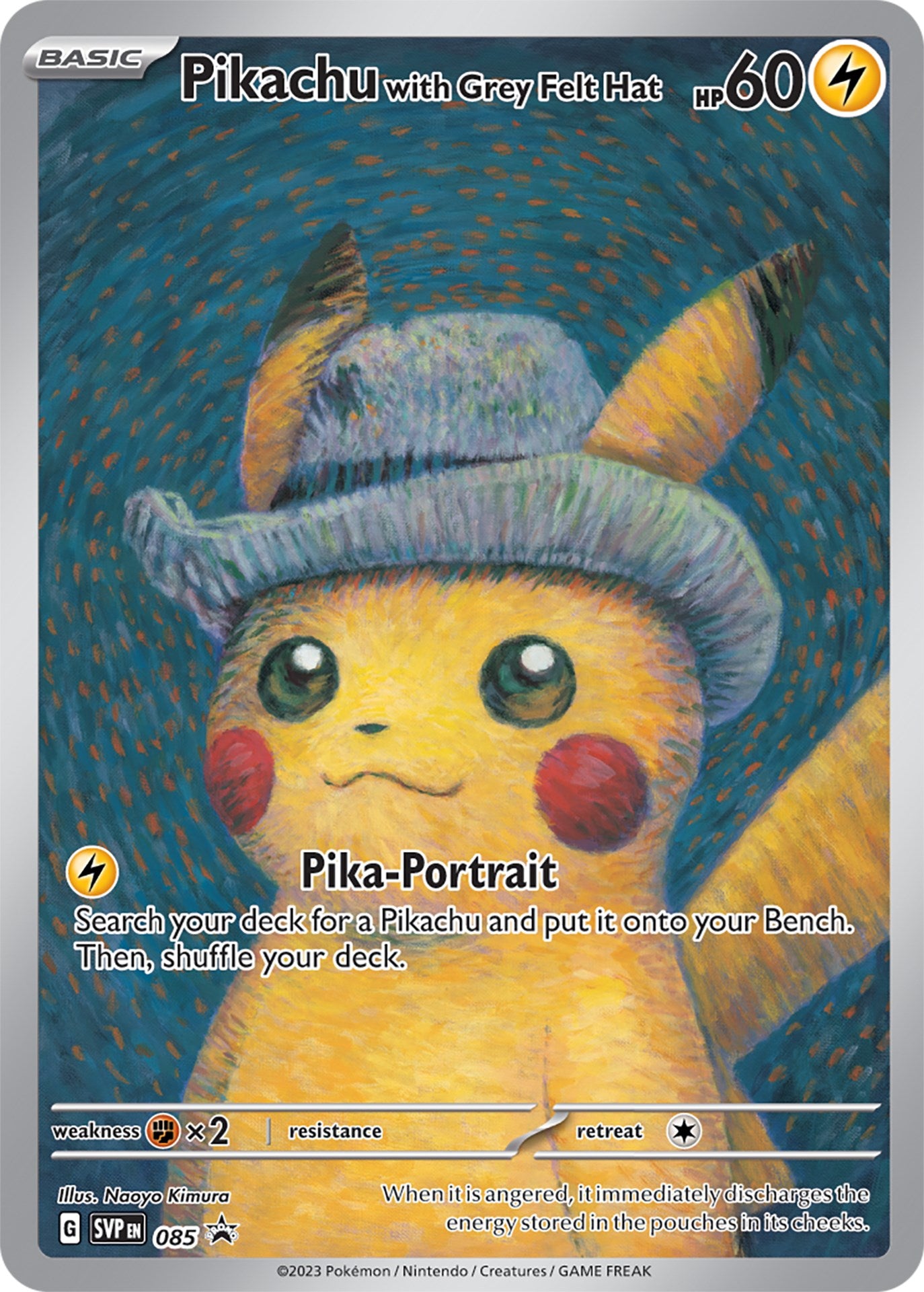 Pikachu with Grey Felt Hat (085) [Scarlet & Violet: Black Star Promos] | Card Merchant Takapuna