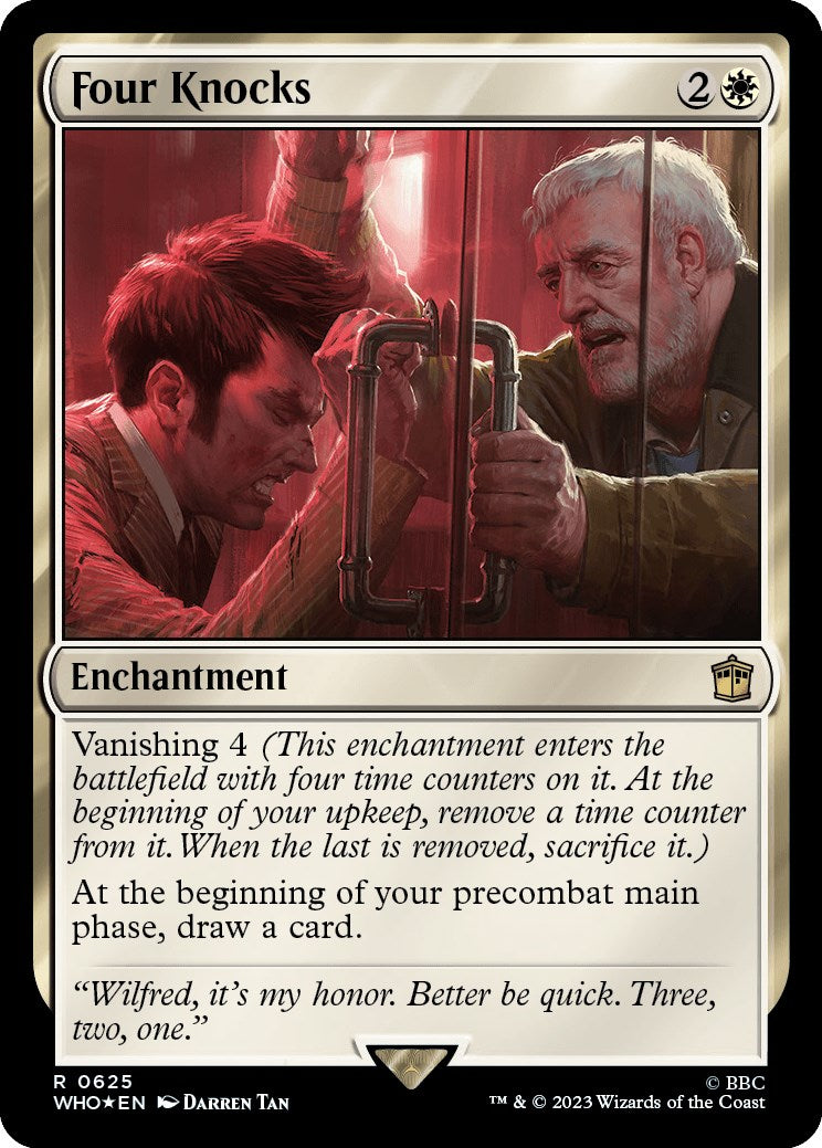 Four Knocks (Surge Foil) [Doctor Who] | Card Merchant Takapuna