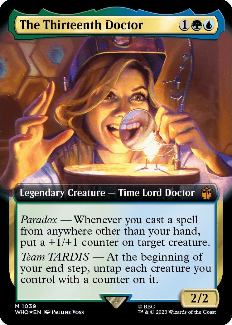 The Thirteenth Doctor (Extended Art) (Surge Foil) [Doctor Who] | Card Merchant Takapuna