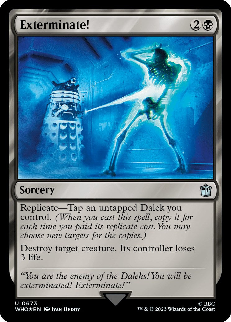 Exterminate! (Surge Foil) [Doctor Who] | Card Merchant Takapuna