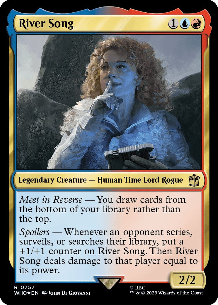 River Song (Surge Foil) [Doctor Who] | Card Merchant Takapuna