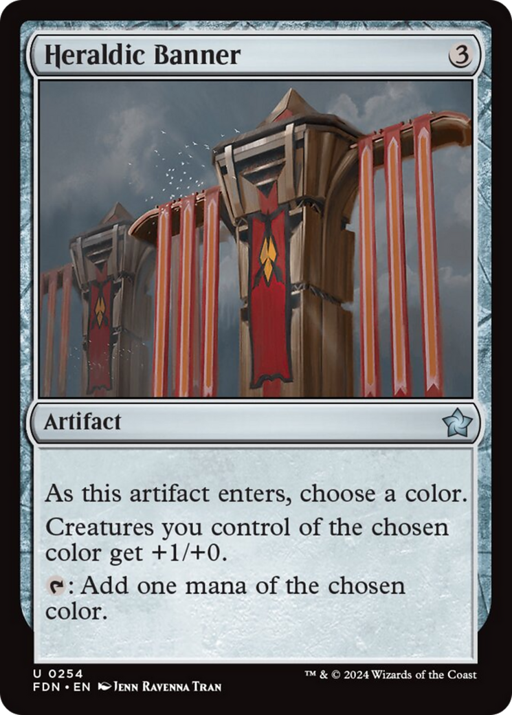 Heraldic Banner [Foundations] | Card Merchant Takapuna