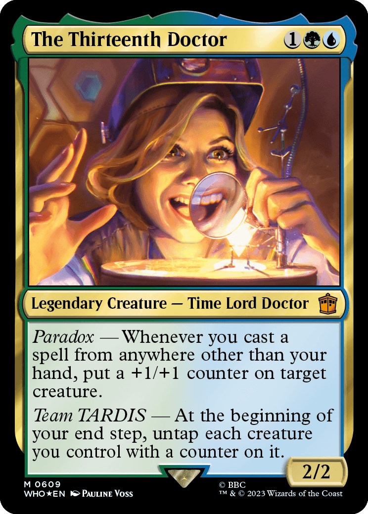 The Thirteenth Doctor (Surge Foil) [Doctor Who] | Card Merchant Takapuna