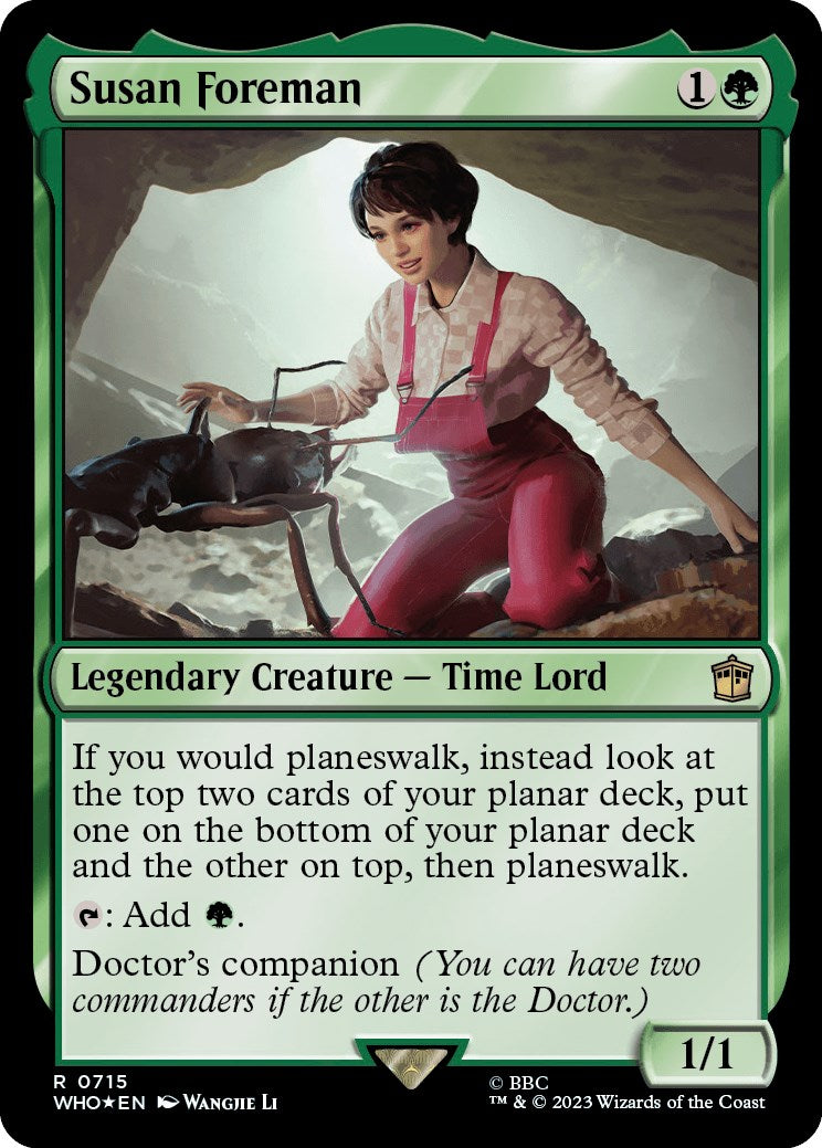 Susan Foreman (Surge Foil) [Doctor Who] | Card Merchant Takapuna